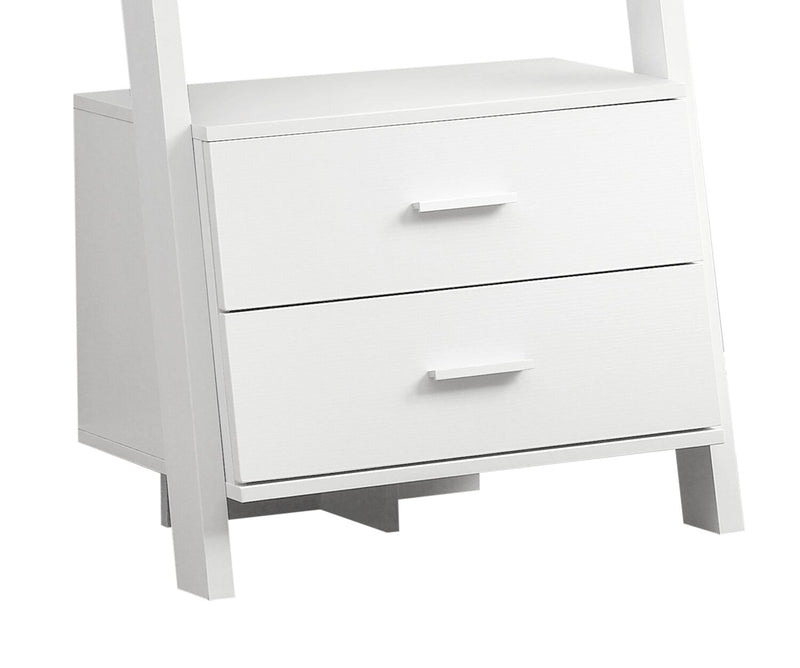 Ronan Bookcase with Storage - White 