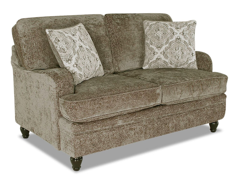Bellmont Chenille Loveseat - Toffee