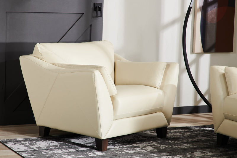 Lusso Genuine Leather Chair – Smoke