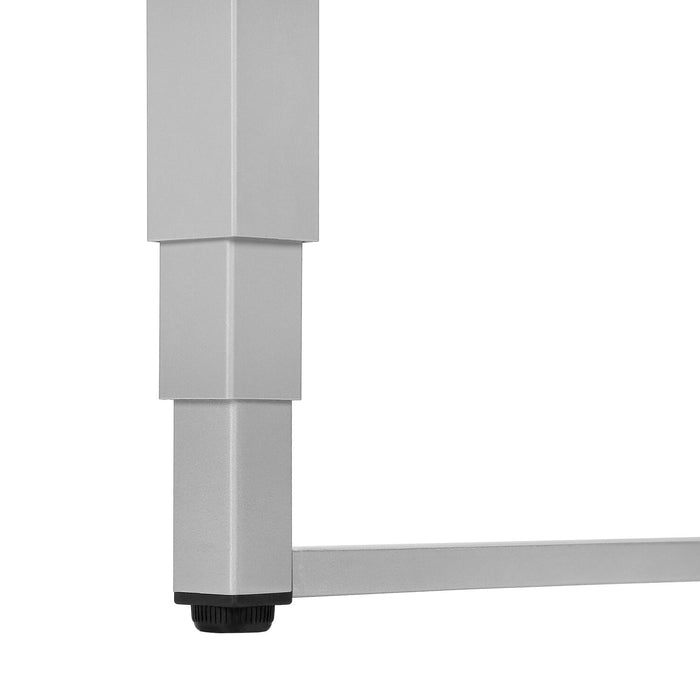 Kai Height-Adjustable Desk - Black/Silver