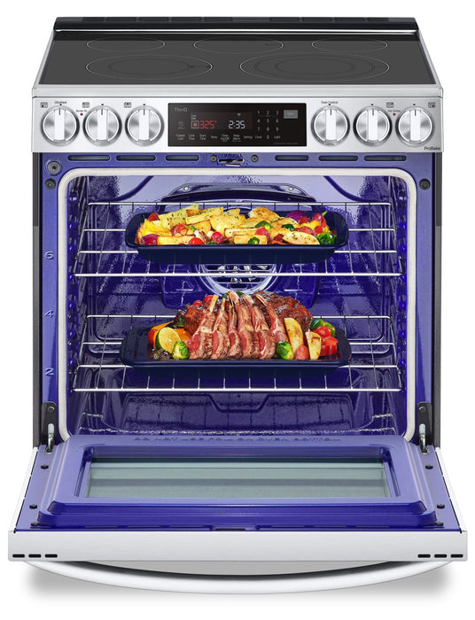 LG 6.3 Cu. Ft. Front-Control Electric Range with Air Fry - LSEL6335F