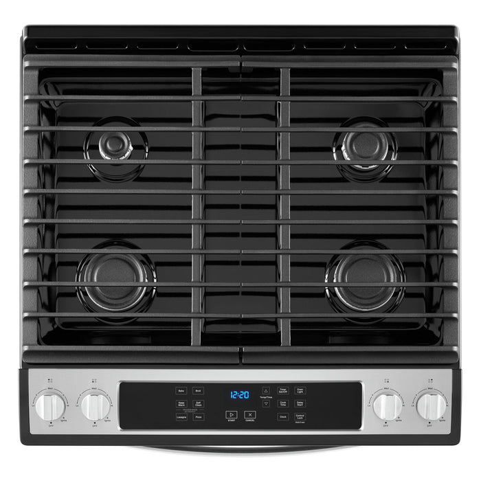 Whirlpool 5 Cu. Ft. Gas Range with Frozen Bake™ - WEG515S0LS