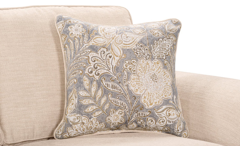 Wynn Chenille Loveseat - Linen