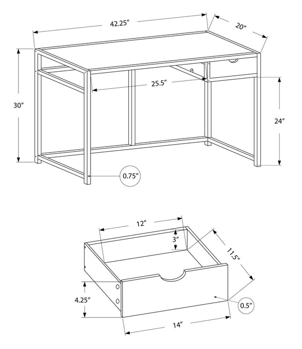 Everly Desk - Natural