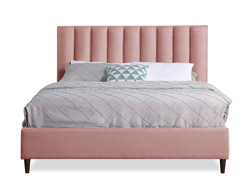 Rain Queen Platform Bed - Pink