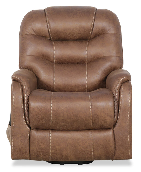 Landon Power Lift Reclining Chair - Brown