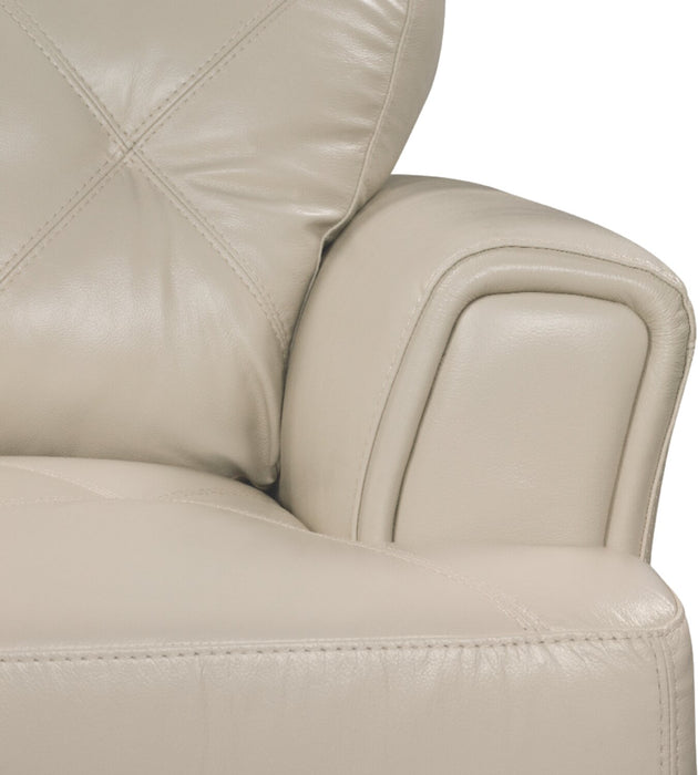 Vita 100% Genuine Leather Loveseat - Smoke