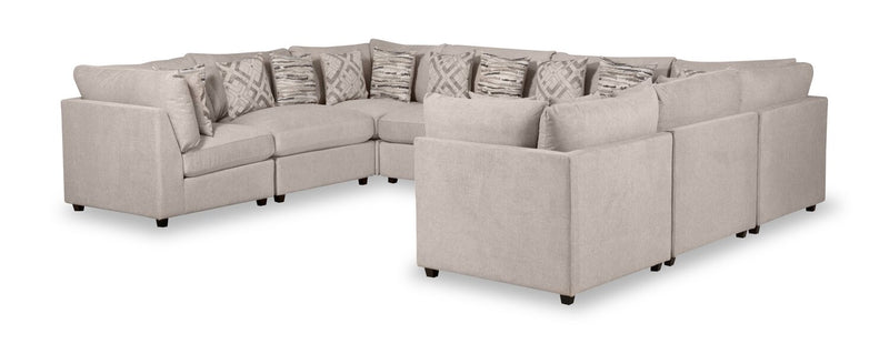 Evolve 8-Piece Sectional - Grey 