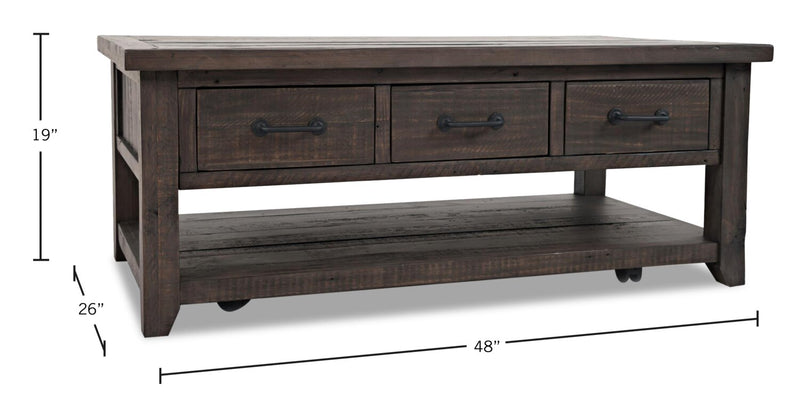 Morgan Coffee Table - Brown