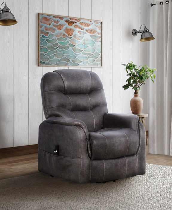 Landon Power Lift Recliner – Dark Grey