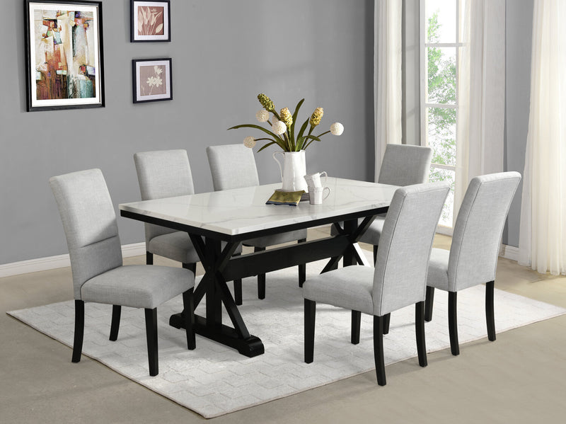 Verona Rectangular Dining Table with Trestle Base