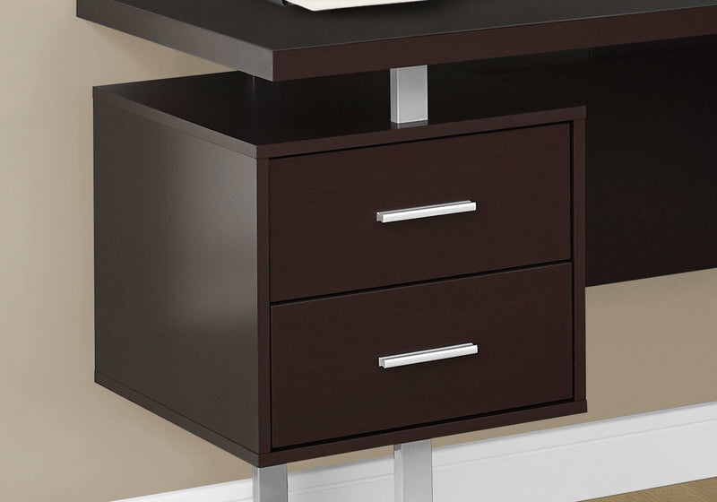 Marnie Reversible L-Shaped Corner Desk - Espresso 