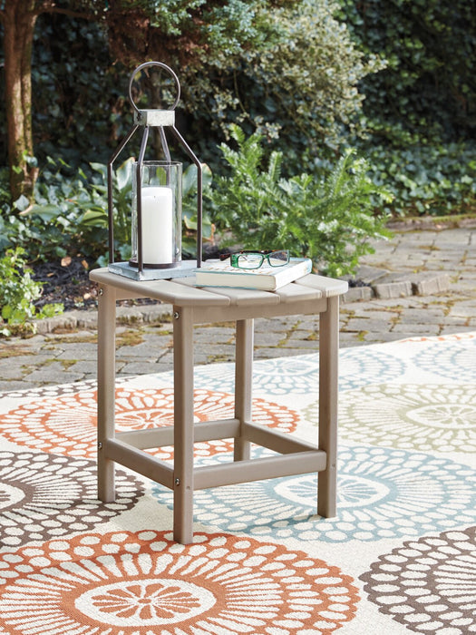 Bask End Table - Taupe