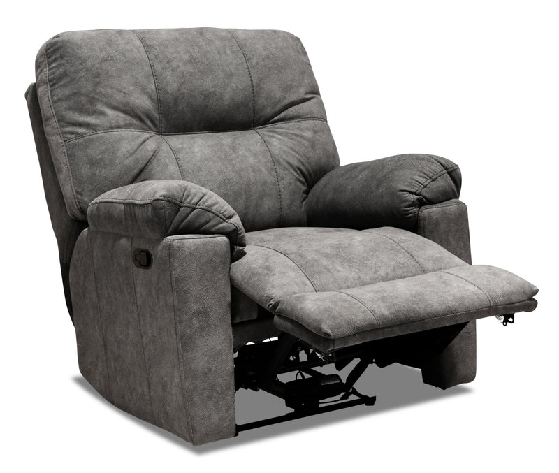 Gybson Polyester Recliner - Grey