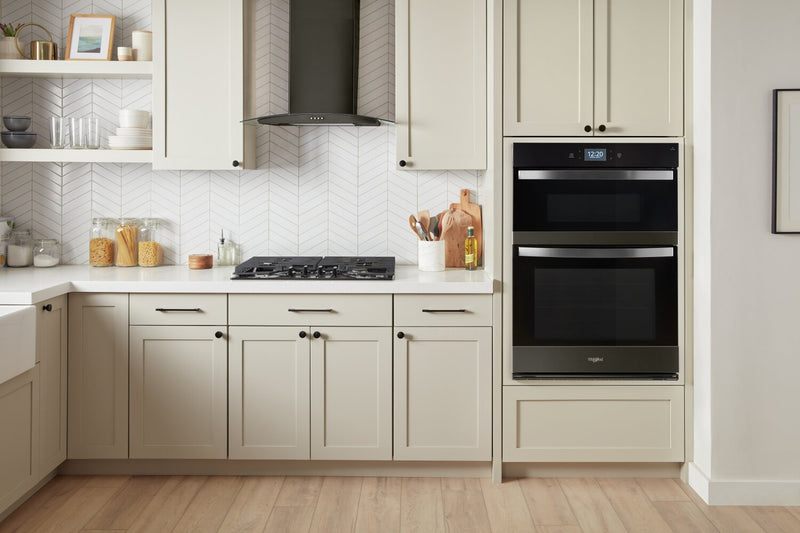 Whirlpool 6.4 Cu. Ft. Smart Combination Wall Oven with Air Fry - WOEC7030PV 