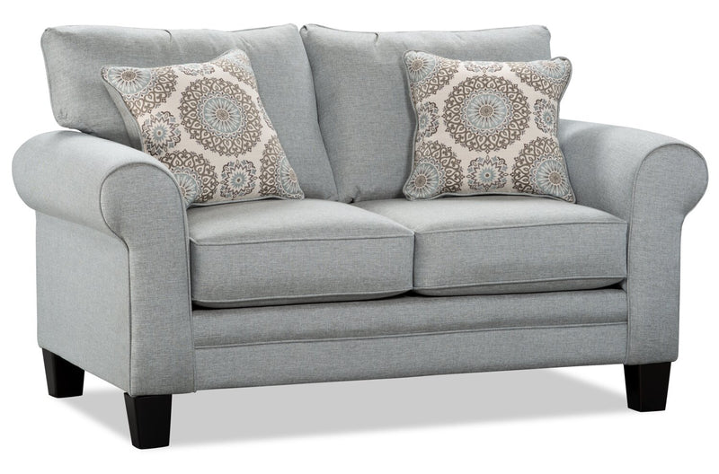 Tula Fabric Loveseat - Mist