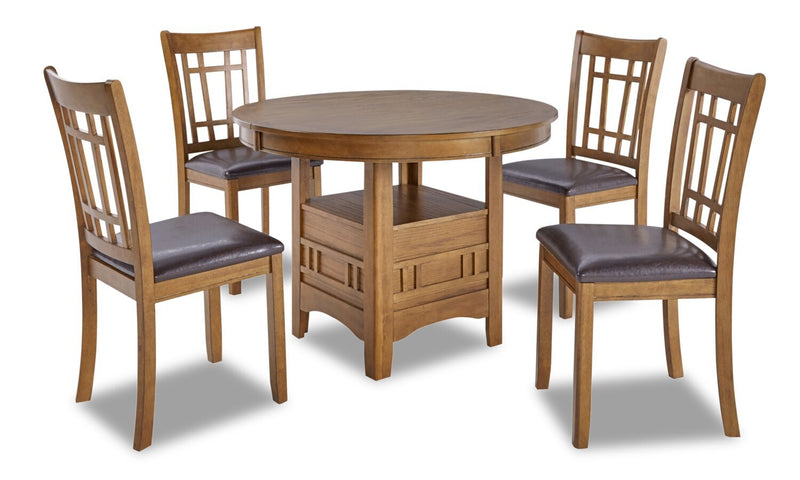 Dena 5-Piece Dining Package - Walnut