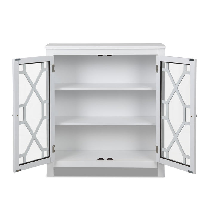 Clary Accent Cabinet - White