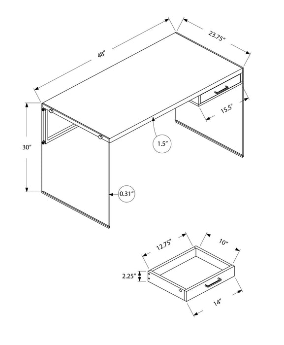 Isla Desk - Brown