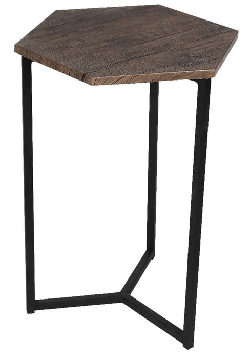 Cleo 3-Piece Chairside Table Package - Brown  