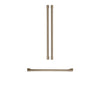 Café 3-Piece Handle Kit for French-Door Refrigerator in Brushed Bronze - CXMB3H3PNBZ