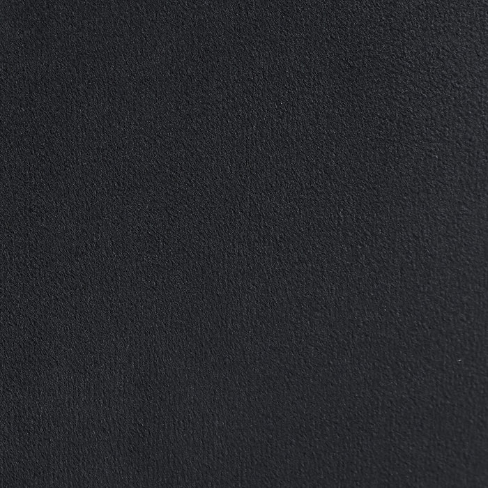 Phebe Velvet Storage Ottoman - Black