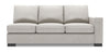 Sofa Lab Track RAF Sofa Bed - Luxury Silver