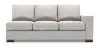 Sofa Lab Track RAF Sofa Bed - Luxury Silver