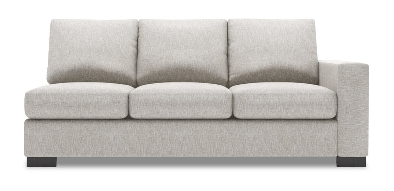 Sofa Lab Track RAF Sofa Bed - Luxury Silver