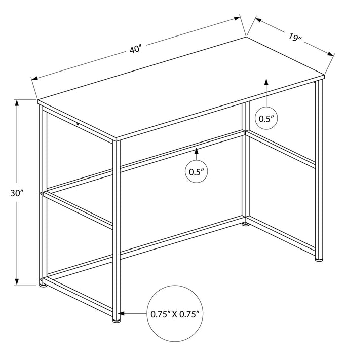Luca Desk - Taupe