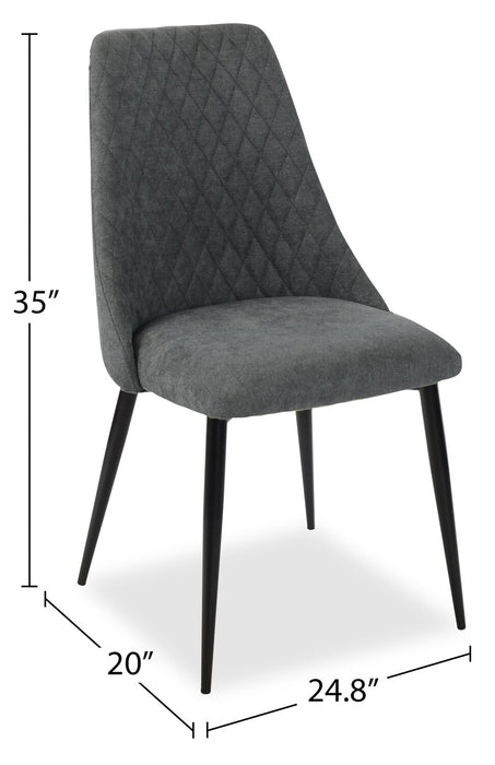Miya Dining Chair - Charcoal
