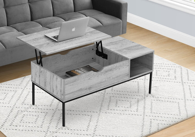 Bence Lift-Top Coffee Table - Grey