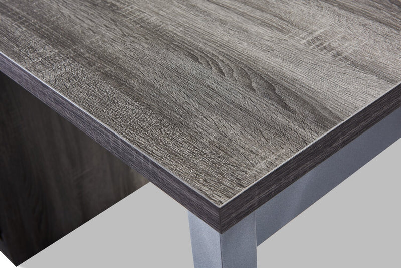 Oscar Reversible Desk - Distressed Grey