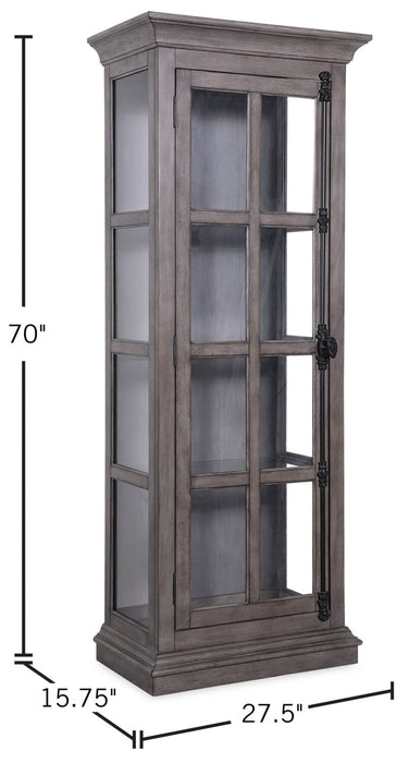 Scarlett Curio Cabinet – Grey