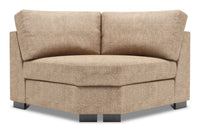 Sofa Lab Track Curved Wedge - Luxury Taupe 