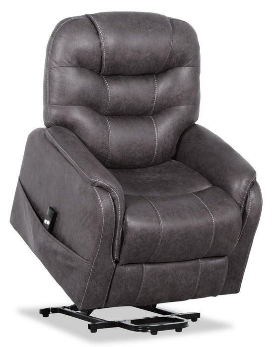 Landon Power Lift Recliner – Dark Grey