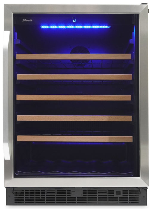 Silhouette Stilton 5.7 Cu. Ft. 50-Bottle Under-Counter Wine Cellar - SWC057D1BSS