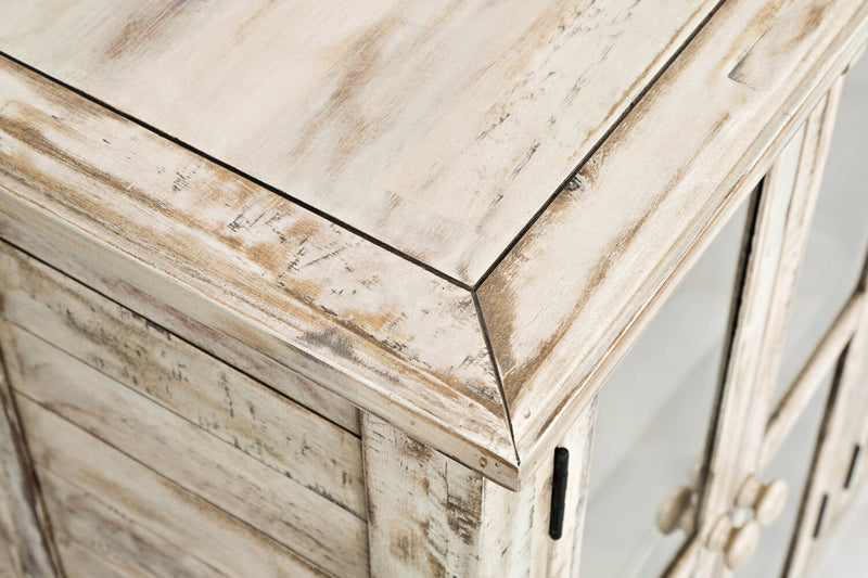 Rocco Large Accent Cabinet - Cream