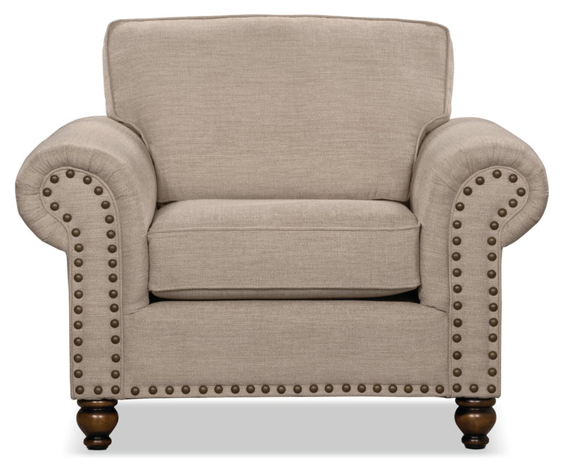 Wynn Chenille Chair - Beige