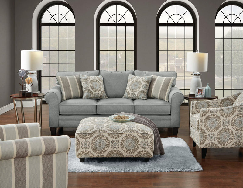 Tula Fabric Accent Chair - Mist