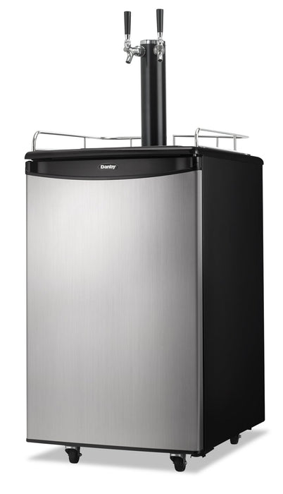Danby 5.4 Cu. Ft. Dual-Tap Kegerator - DKC054A1BSL2DB