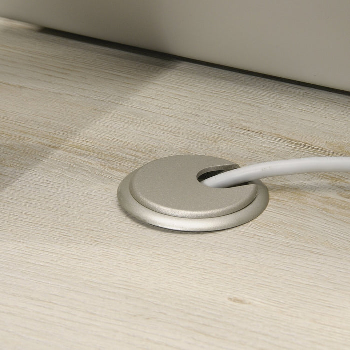 Kyree Executive Desk - Chalked Chestnut 