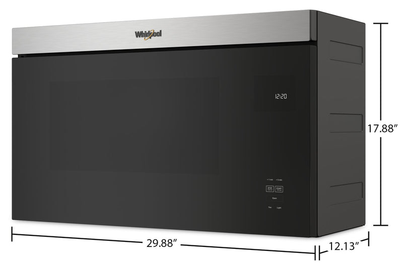 Whirlpool 1.1 Cu. Ft. Flush-Mount Over-the-Range Microwave - YWMMF5930PZ