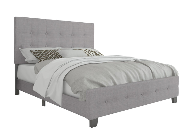 Page Queen Bed - Grey