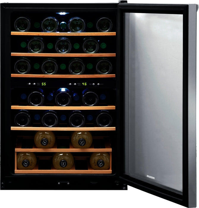 Frigidaire 4.4 Cu. Ft. 45-Bottle Two-Zone Wine Cooler - FRWW4543AS 