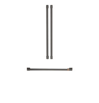 Cafe 3-Piece Handle Kit for French-Door Refrigerator in Brushed Black - CXMB3H3PNBT
