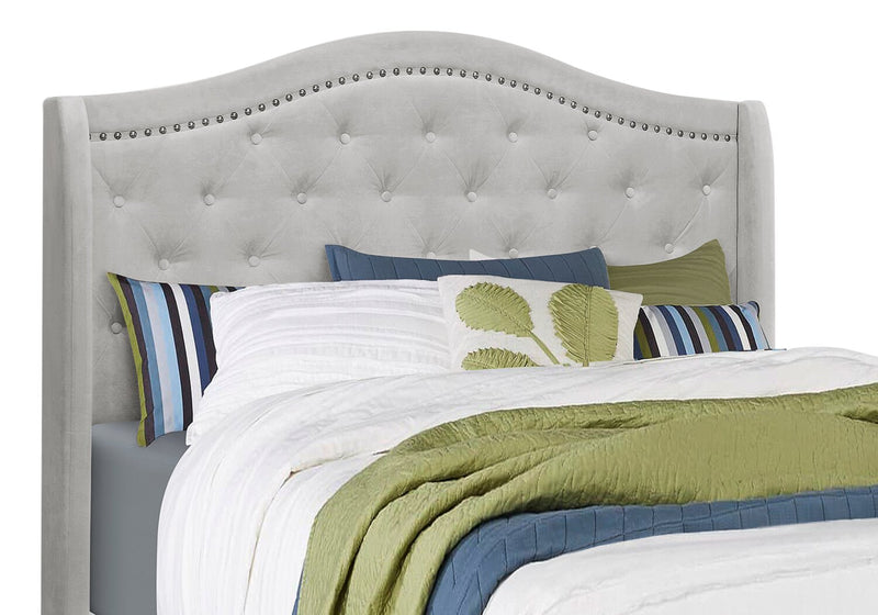 Penelope Queen Bed - Grey