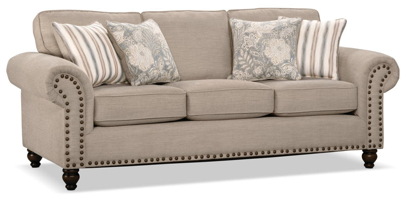 Wynn Chenille Sofa - Beige