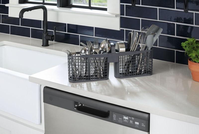 GE 24\" Built-In Dishwasher with Front Controls - GDF510PSRSS