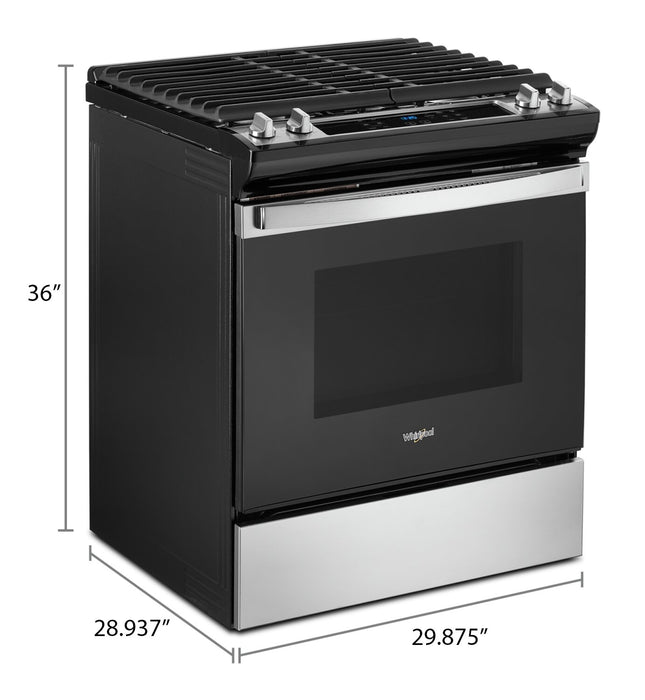 Whirlpool 5 Cu. Ft. Gas Range with Frozen Bake™ - WEG515S0LS
